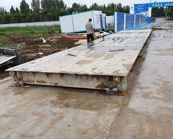新鄉原陽(yáng)中建一局項目地磅改造柯力電器