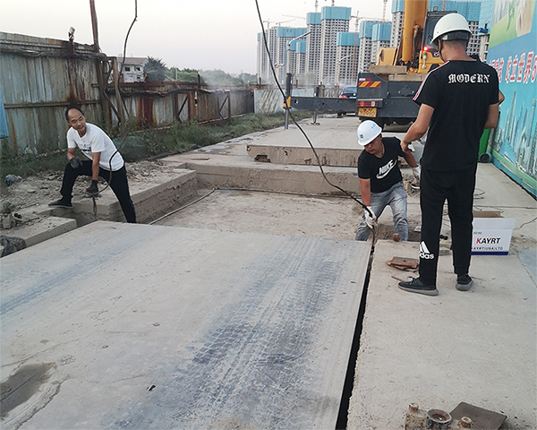 商丘中建七局地磅改造防作弊系統