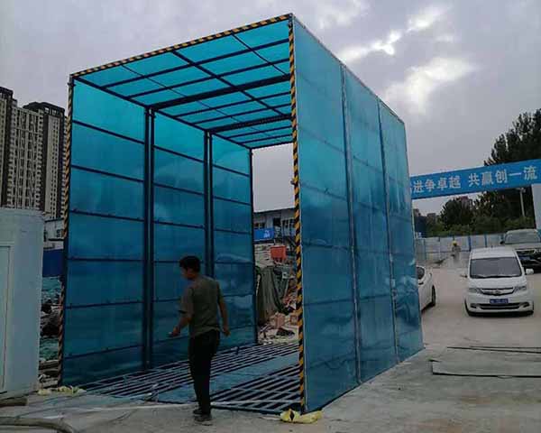 洛陽(yáng)中建七局項目4/6/5封閉洗車(chē)機